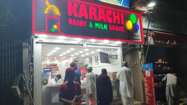 Karachi Dairy & Milk Shake, in Karachi, Pakistan.