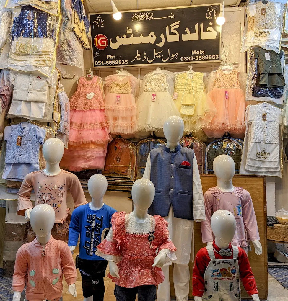 Khalid Garments Wholesale Dealer - Wholesaler in Rawalpindi, Pakistan.